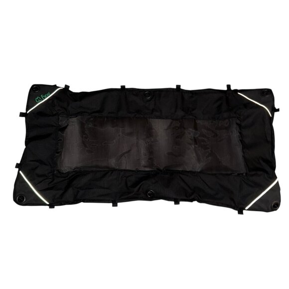 New Open FXW Dog Playpen Mesh Cover Top Black Fits 6 Panel 24" Height Visibility - Picture 1 of 8